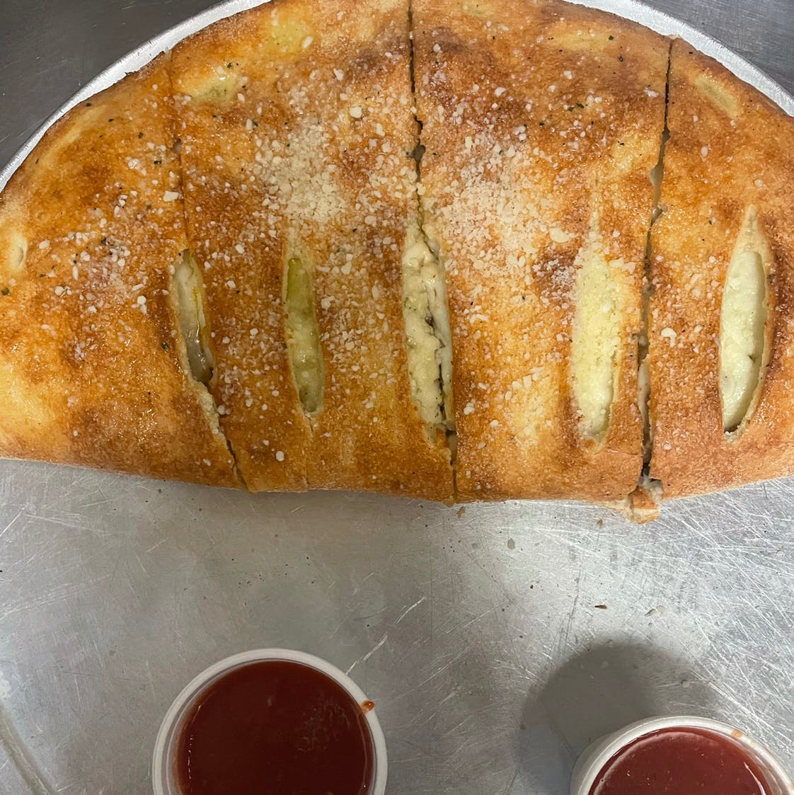 Order Buffalo Chicken Calzone - Small food online from Casa Nostra Italian Cuisine store, Greeneville on bringmethat.com