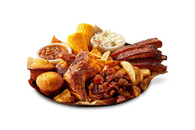 Order FEAST FOR 2 food online from Famous Dave's store, Laredo on bringmethat.com