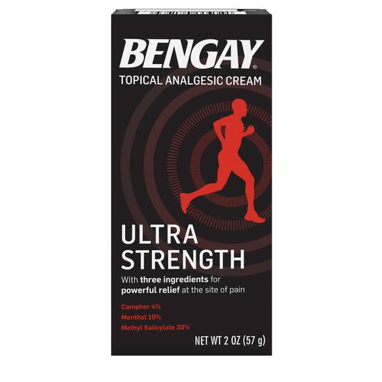 Order Bengay Ultra Strength Pain Relief Cream (2 oz) food online from Rite Aid store, EAST AURORA on bringmethat.com