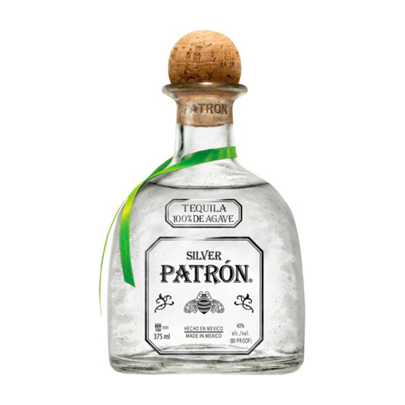 Order Patron Silver, 375 ml. Tequila food online from Grape Hill Liquors store, Brooklyn on bringmethat.com