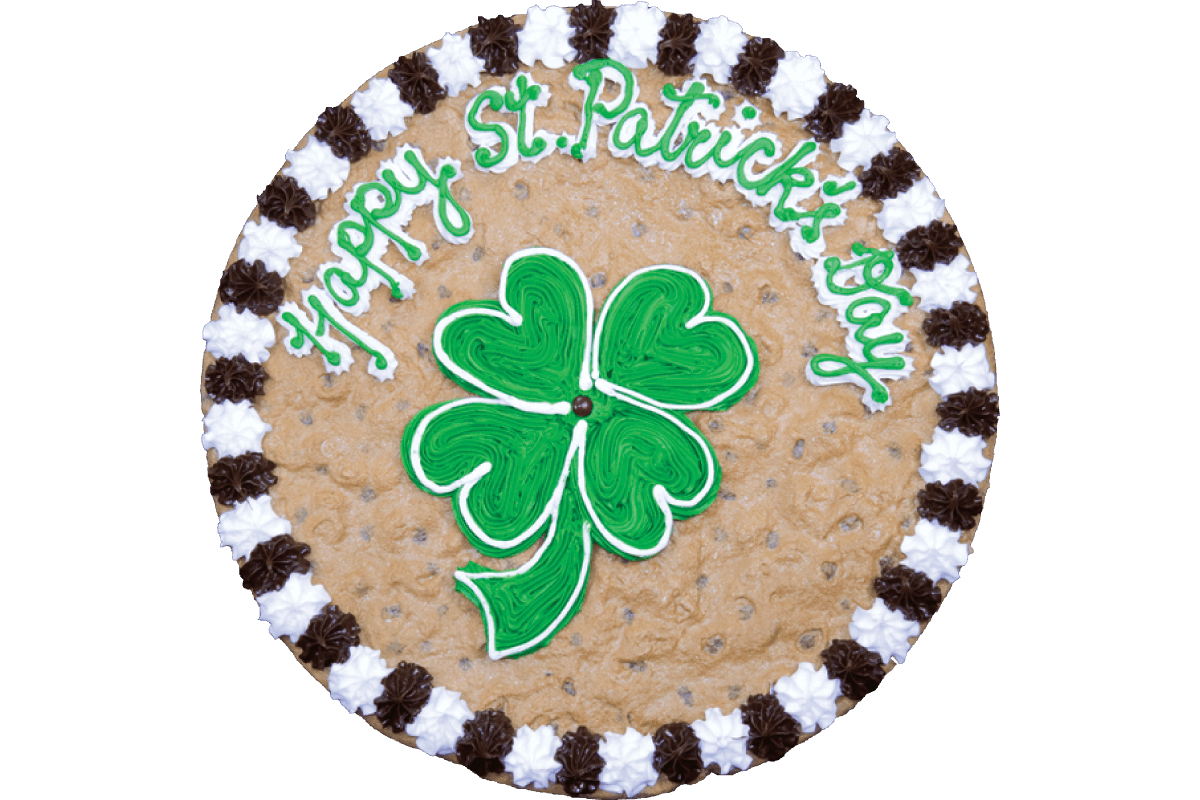 Order #203: St. Patrick's Day Clover food online from Nestle Toll House Cafe store, Dallas on bringmethat.com