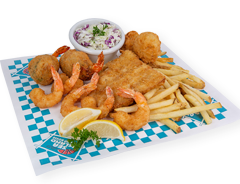 Order Aransas Platter food online from Sea Island Shrimp House store, San Antonio on bringmethat.com