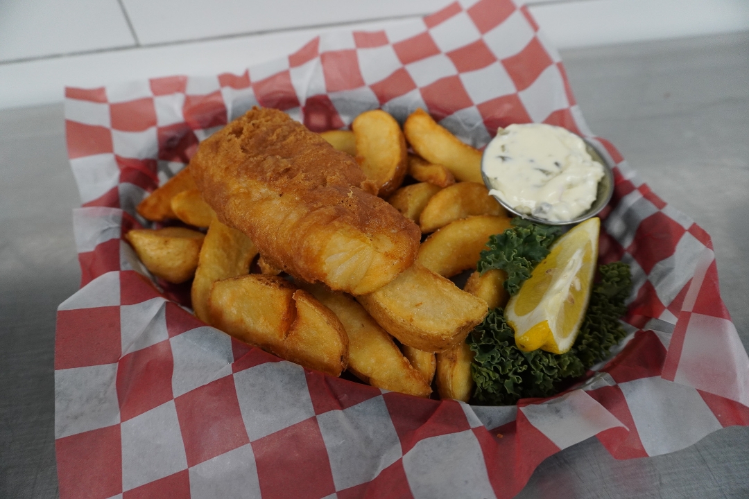 Order Fish & Chips Lunch food online from Kilkenny Irish Pub store, Tulsa on bringmethat.com