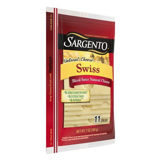 Order Sargento · Sliced Swiss Cheese (11 slices) food online from Winn-Dixie store, Anniston on bringmethat.com