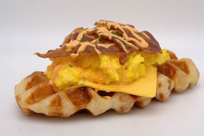 Order Bacon, Egg & Cheese Croffle food online from 0.5 Zero Point Five store, Alhambra on bringmethat.com