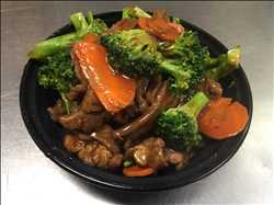 Order Broccoli Beef food online from Wok One store, Meadows Place on bringmethat.com
