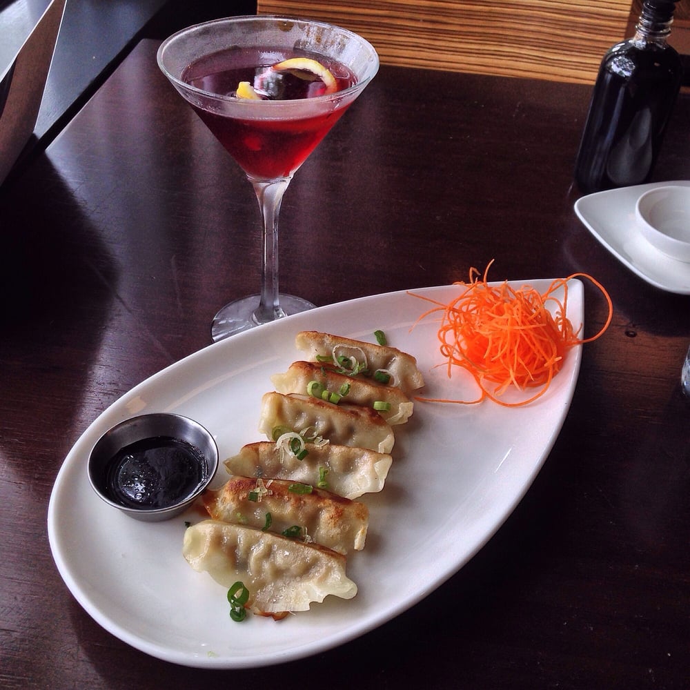 Order Gyoza Plate food online from Miku Sushi store, Chicago on bringmethat.com