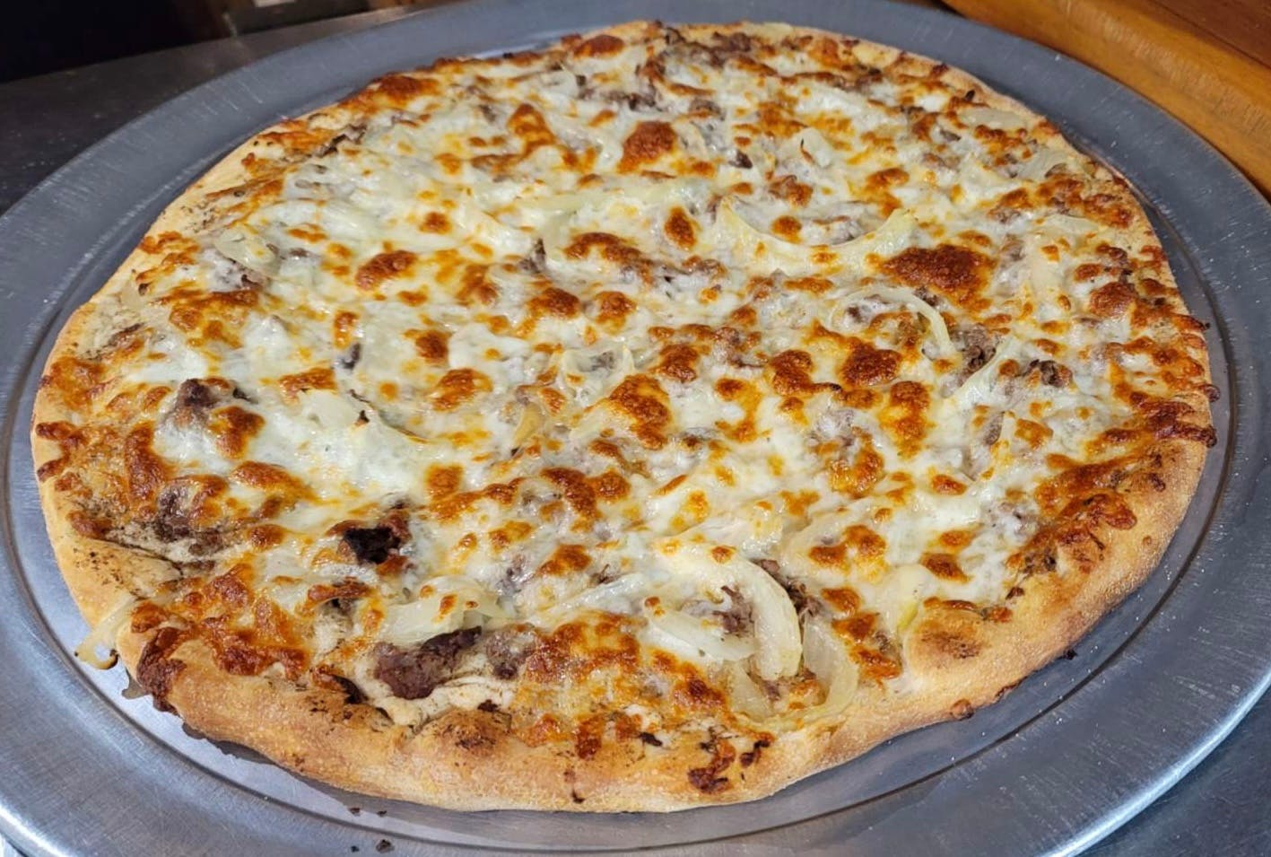 Order Bistecca Del Tartufo Pizza - Small 14" food online from Rustica store, Philadelphia on bringmethat.com