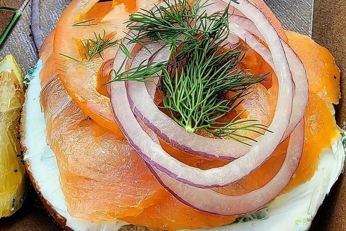 Order 8 oz Smoked Salmon food online from Henry Higgins Boiled Bagels store, Portland on bringmethat.com