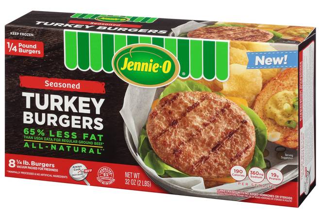 Order Jennie-o Turkey Burgers (32 oz) food online from Ctown Supermarkets store, Uniondale on bringmethat.com