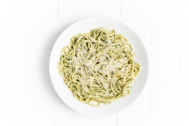 Order Linguini with Basil Pesto food online from Pastini store, Eugene on bringmethat.com