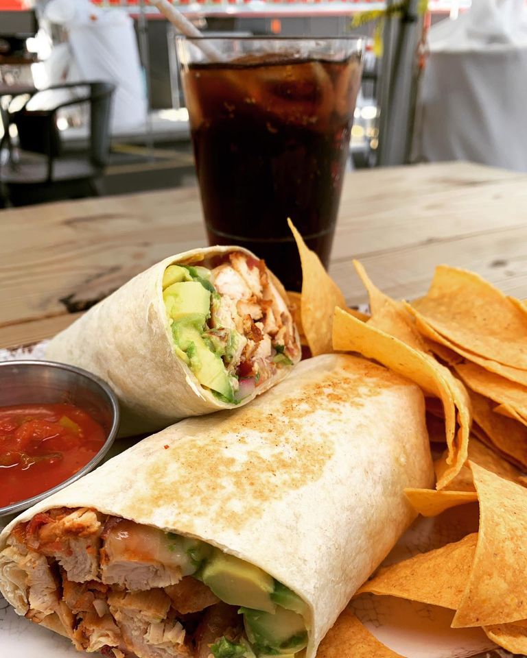 Order California Chicken Wrap food online from Tick tock diner ny store, New York on bringmethat.com