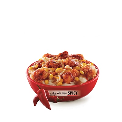 Order Spicy Famous Bowl food online from Kfc store, Helotes on bringmethat.com