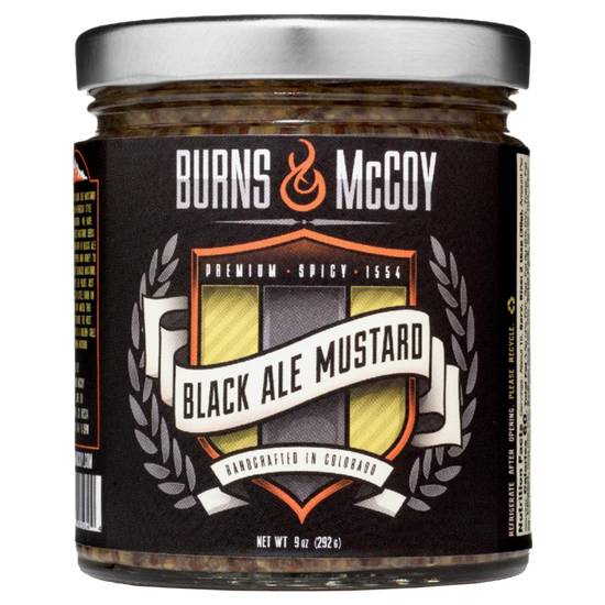 Order Burns and McCoy Mustard Black Ale 9oz food online from Everyday Needs By Gopuff store, Littleton on bringmethat.com