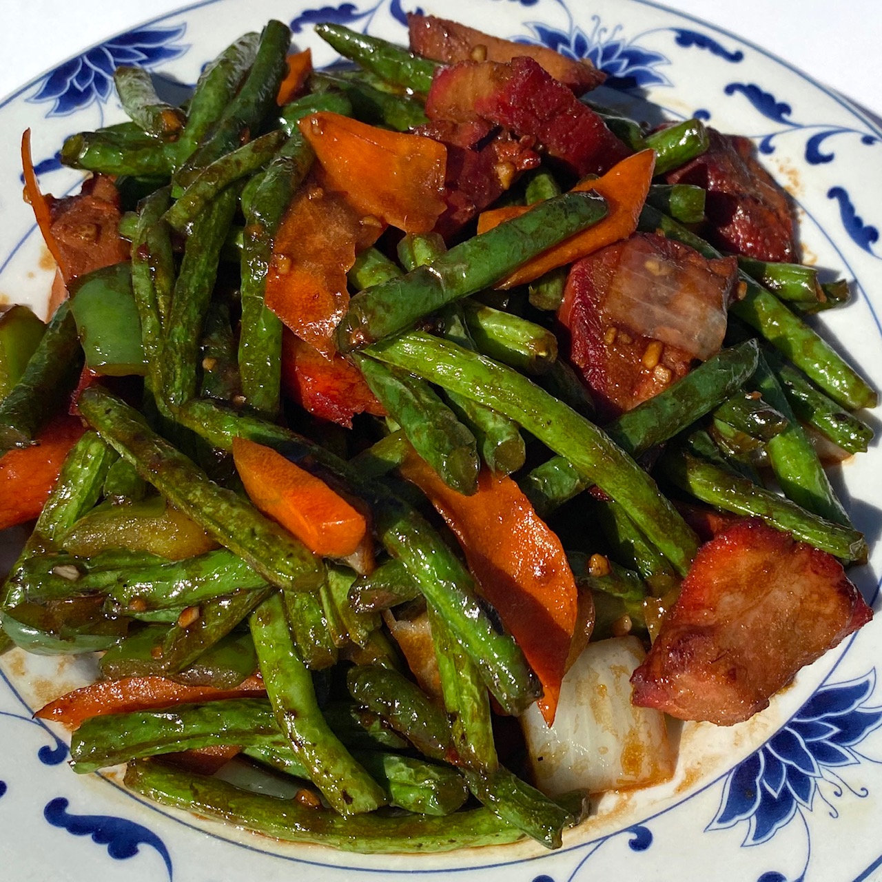 Order String Bean Pork food online from J & M II Chinese Cuisine Restaurant store, Mesa on bringmethat.com