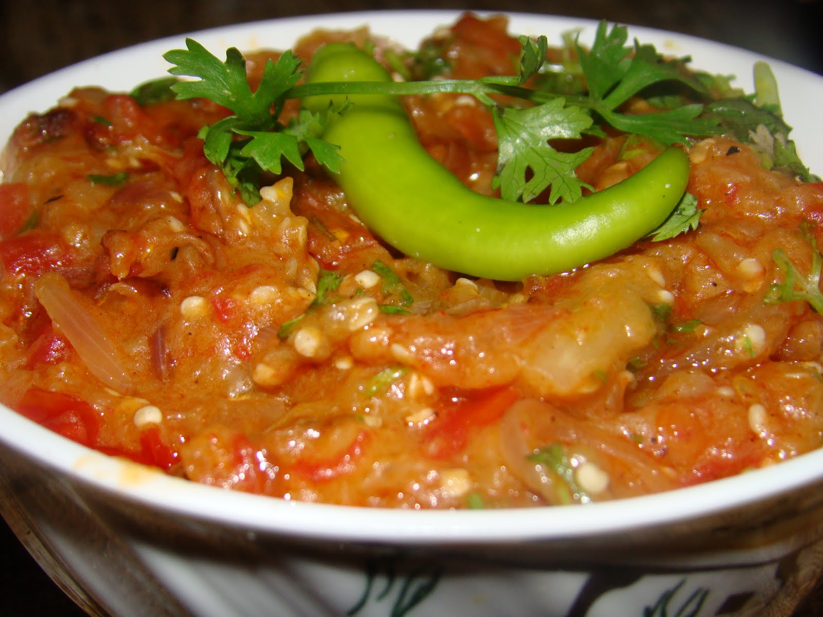 Order Baigan Bharta food online from Chaska Fine Indian Cuisine store, Jersey City on bringmethat.com