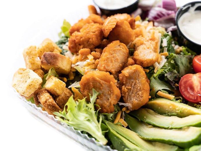 Order Buffalo Chicken Salad - Salad food online from Chicho's Pizza store, Chesapeake on bringmethat.com