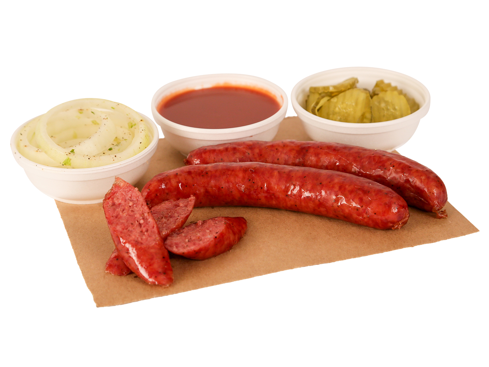 Order Delicious Sausage Link food online from Bill Miller Bar-B-Q store, San Antonio on bringmethat.com