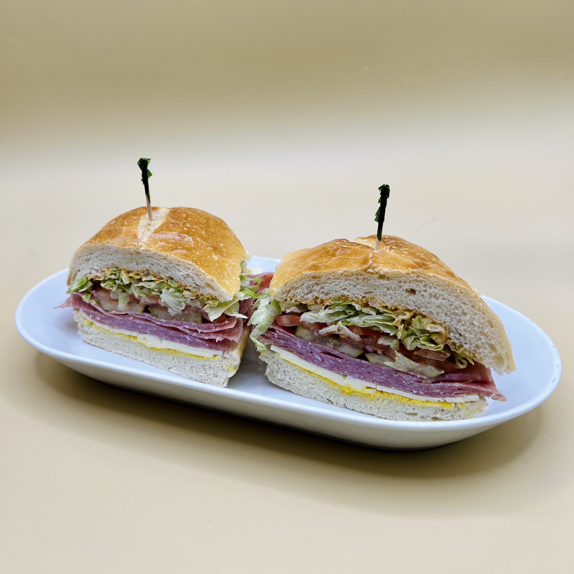 Order 5. Genoa Salami Sandwich food online from Spreadz store, Santa Clara on bringmethat.com