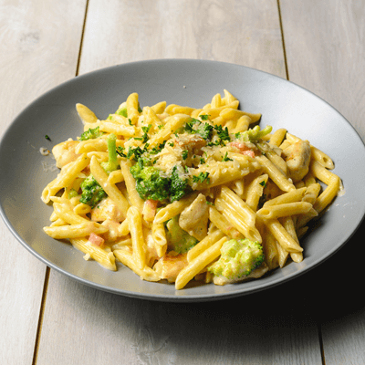 Order Chicken & Broccoli Penne food online from Wood-n-Tap - Vernon store, Vernon on bringmethat.com