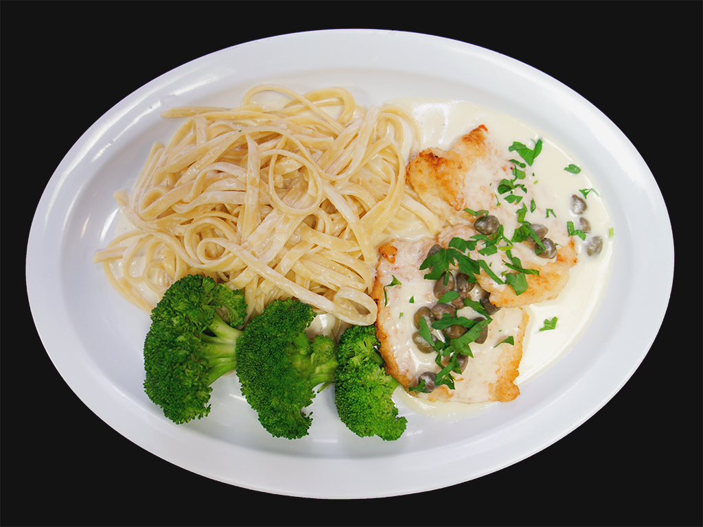 Order Chicken Piccata food online from Big Z Family Restaurant store, Simi Valley on bringmethat.com