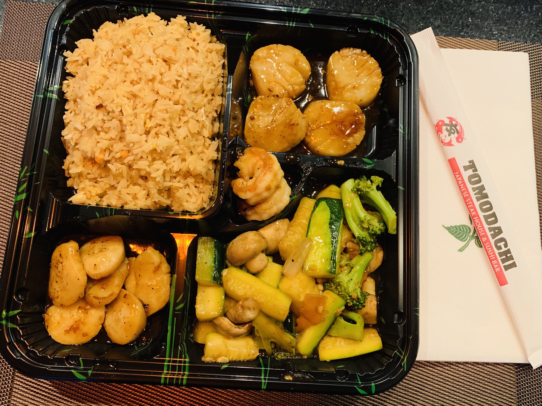 Order Scallop Hibachi food online from Tomodachi Japanese Steakhouse & Sushi Bar store, Royersford on bringmethat.com