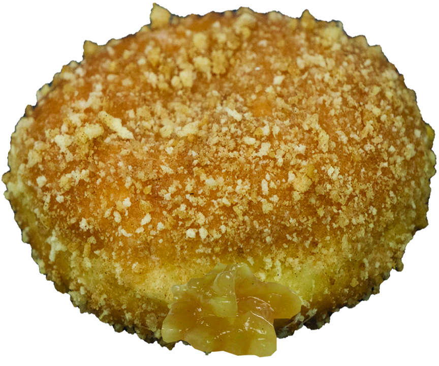 Order Apple Filled Crumb Donut food online from Bosa Donuts store, Peoria on bringmethat.com