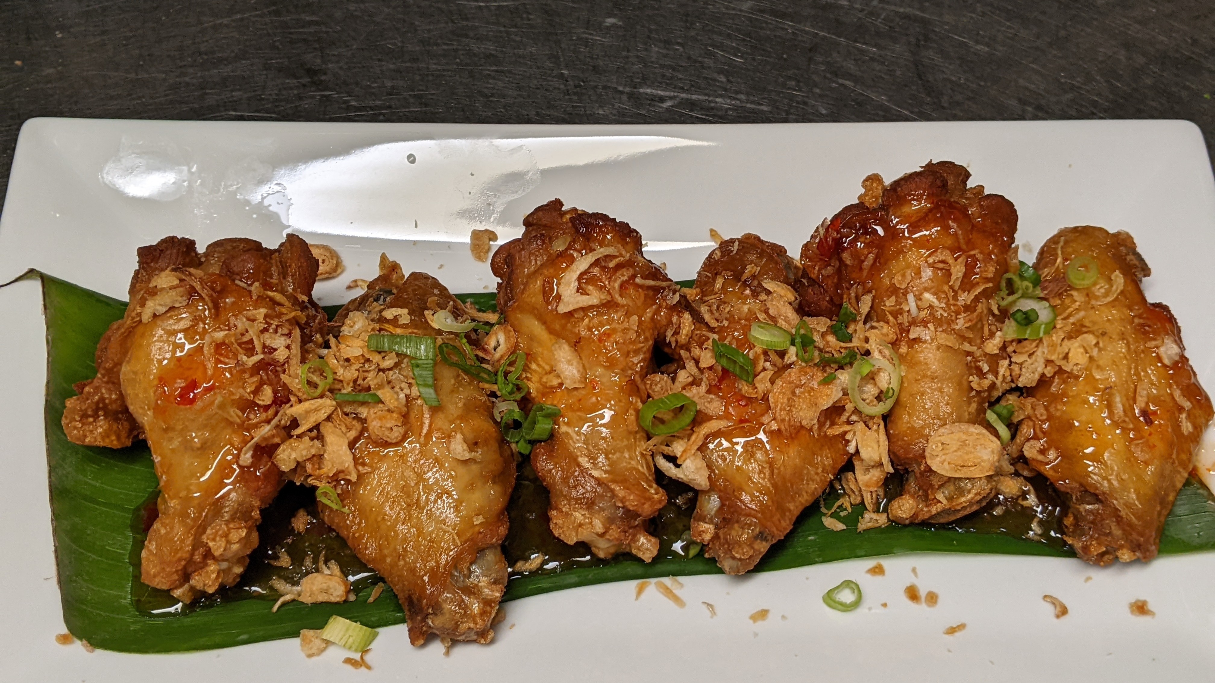 Order Secret Wings 6 Pcs (Wings& Drums) food online from Rice Pot Thai Cuisine store, New Haven on bringmethat.com