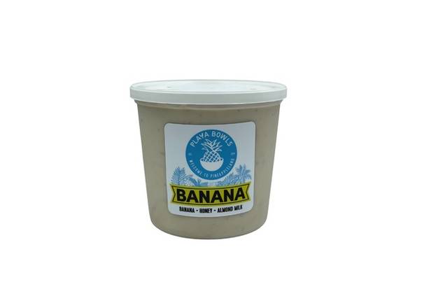 Order 1/2 Gallon Tub - Banana food online from Playa Bowls store, Red Bank on bringmethat.com