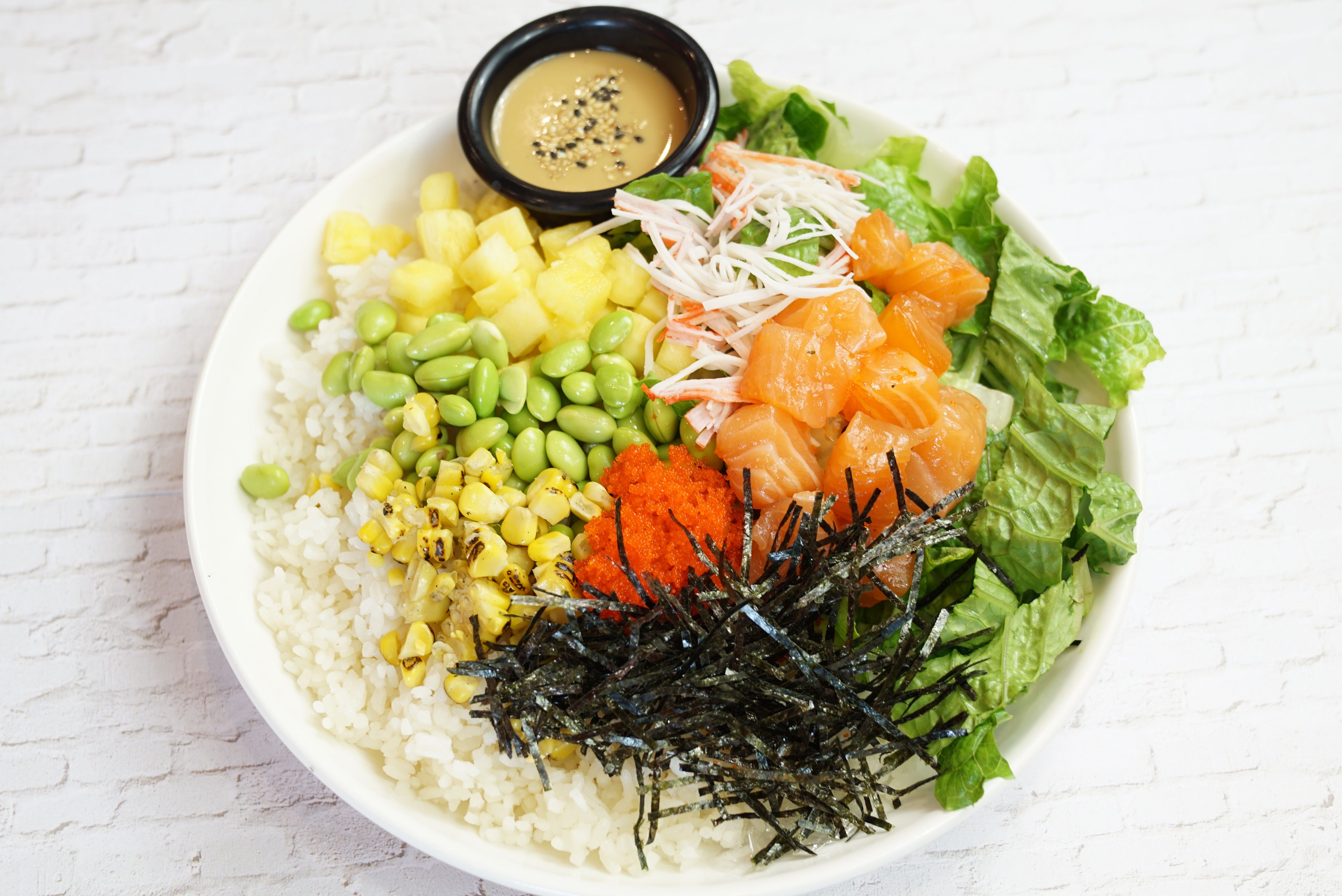 Order Hawaiian Poke food online from Freshmix Salads, Wraps & Bowls store, New York on bringmethat.com