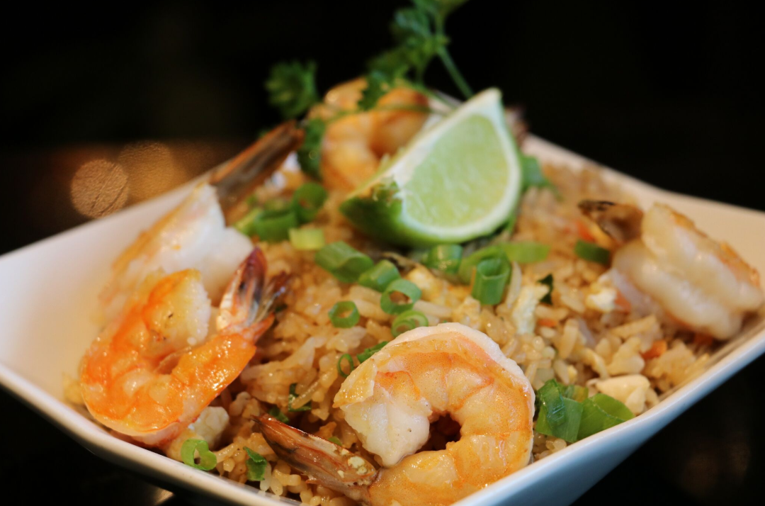 Order Shrimp Fried Rice food online from Sushi Sakura Express store, Houston on bringmethat.com