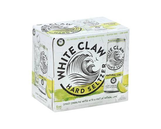 Order White Claw Natural Lime 6 pack | 5% abv food online from Pink Dot store, Lemon Grove on bringmethat.com