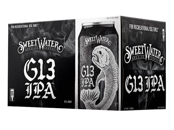 Order SweetWater G13 Strain IPA - 6x 12oz Cans food online from Royals Liquor store, St. Peters on bringmethat.com
