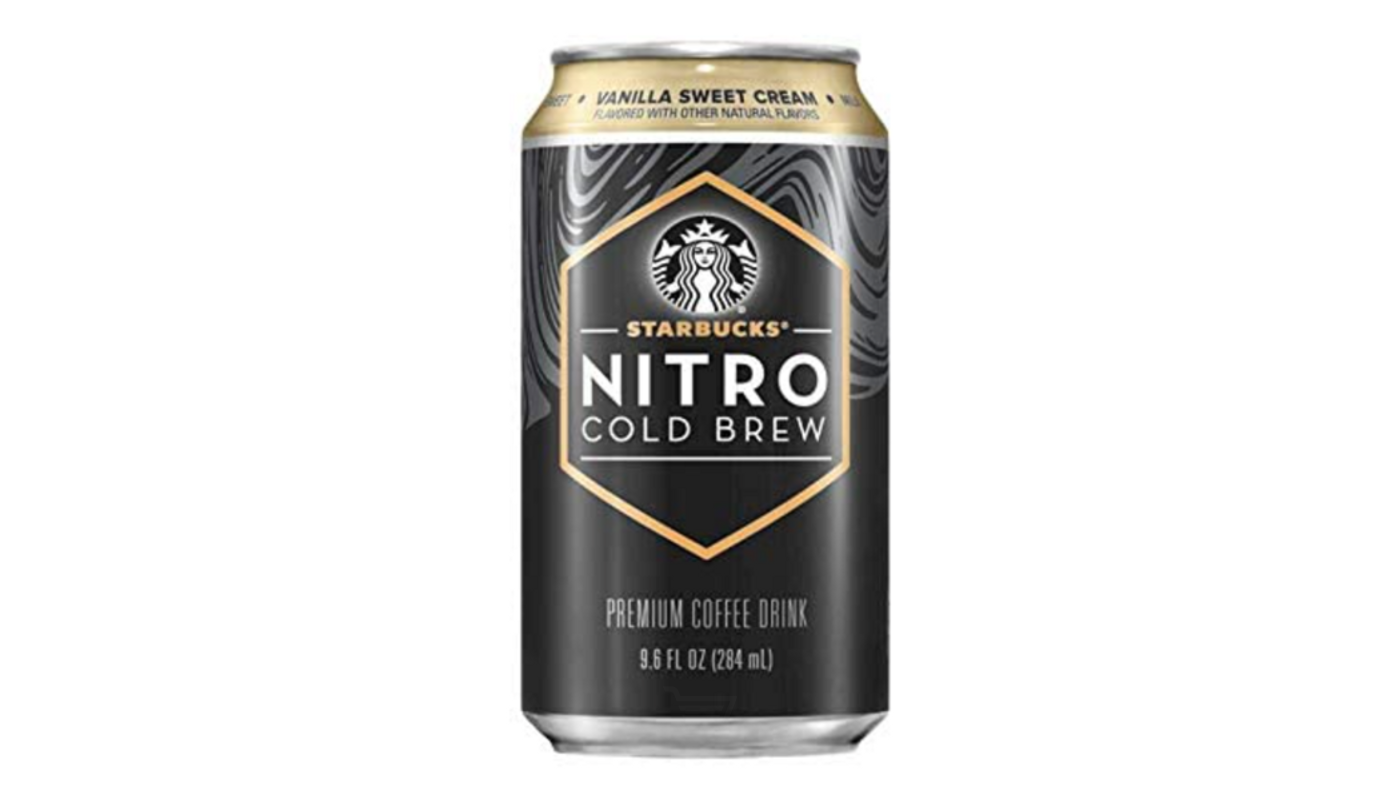Order Starbucks Nitro Cold Brew Vanilla Sweet Cream 9.6 oz Can food online from Orcutt Liquor & Deli store, Orcutt on bringmethat.com
