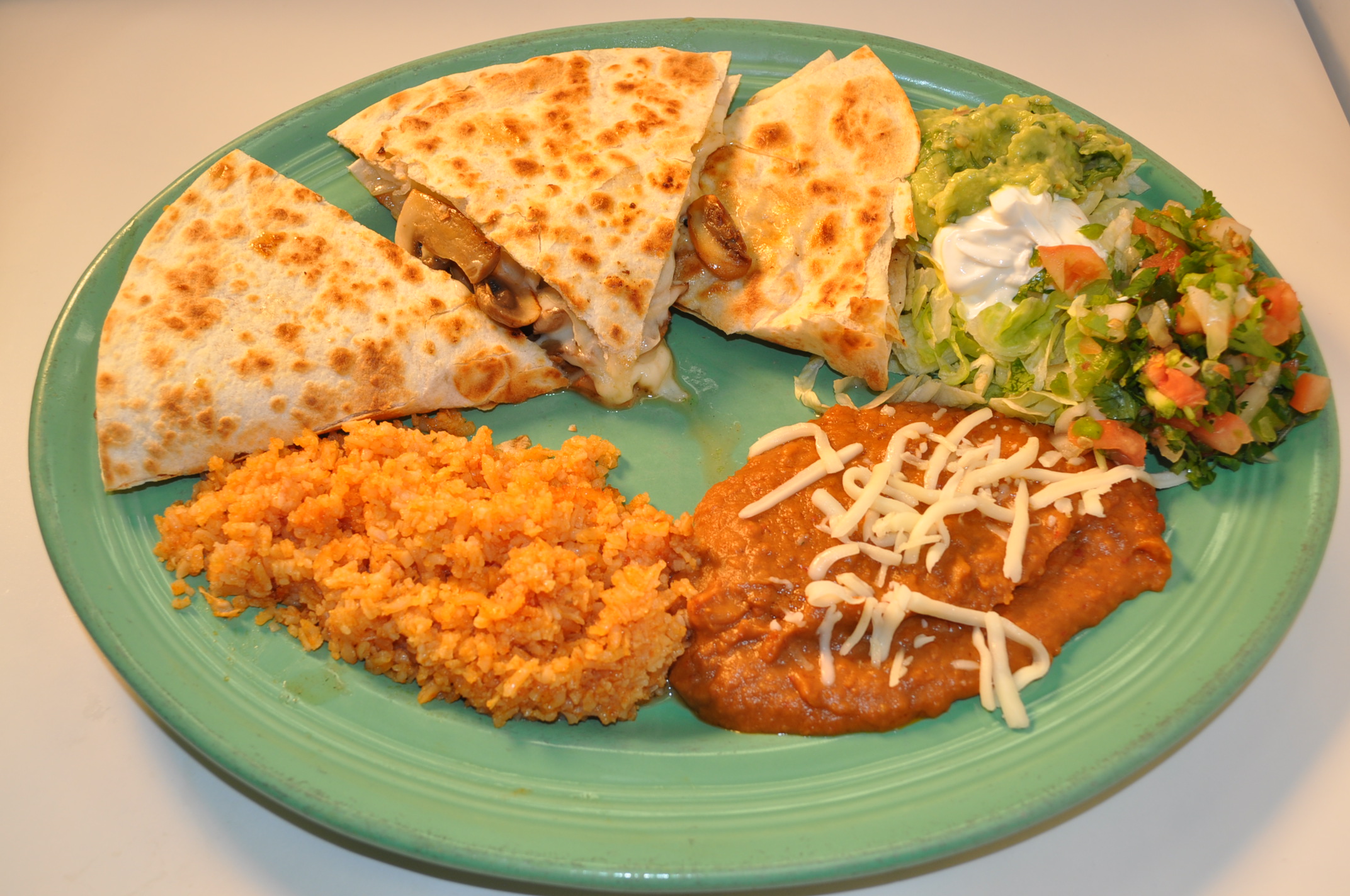 Order Quesadilla Rellena food online from Good Tequilas Mexican Grill store, Glendale Heights on bringmethat.com