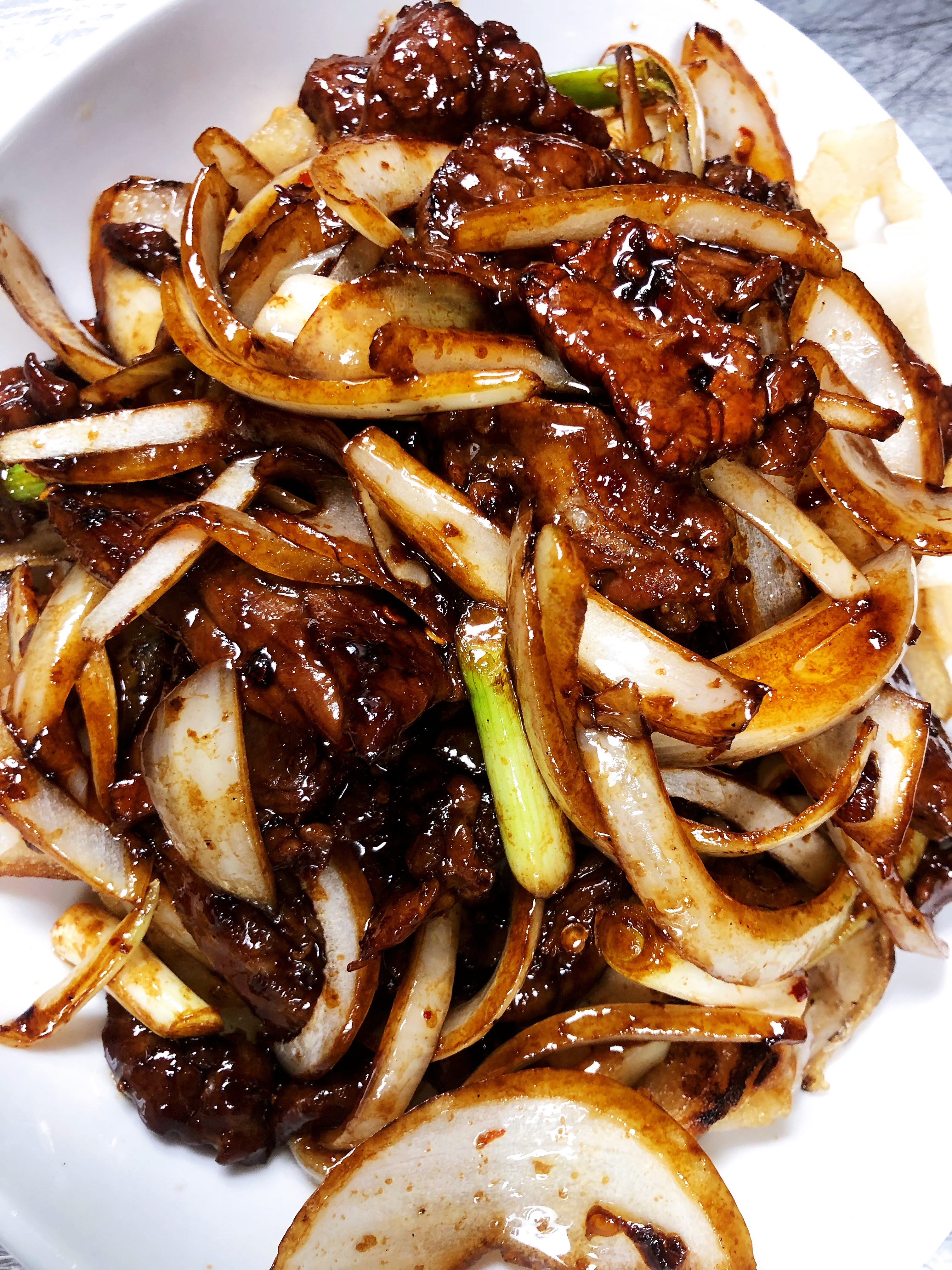 Order 561a. Dry Mongolian Beef food online from Ings Palace store, Burbank on bringmethat.com