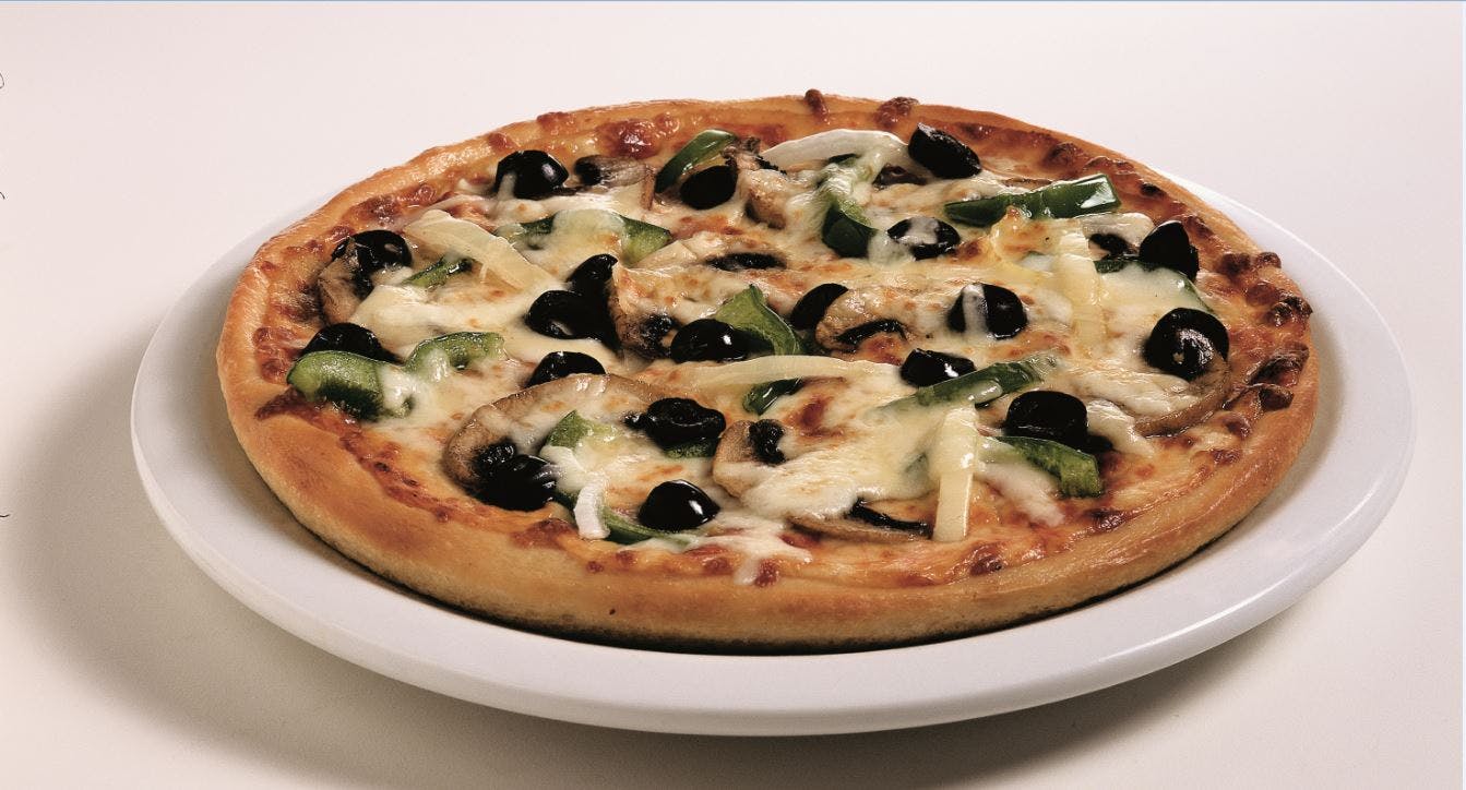 Order Veggie Pizza - 8" (4 Slices) food online from Bellacinos Pizza & Grinders store, Hermitage on bringmethat.com