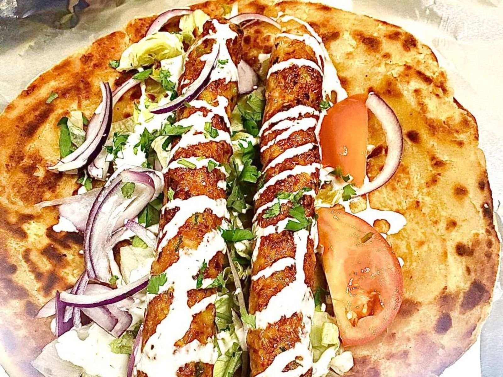 Order Tawa Paratha Roll food online from Kabab House store, Atlantic City on bringmethat.com