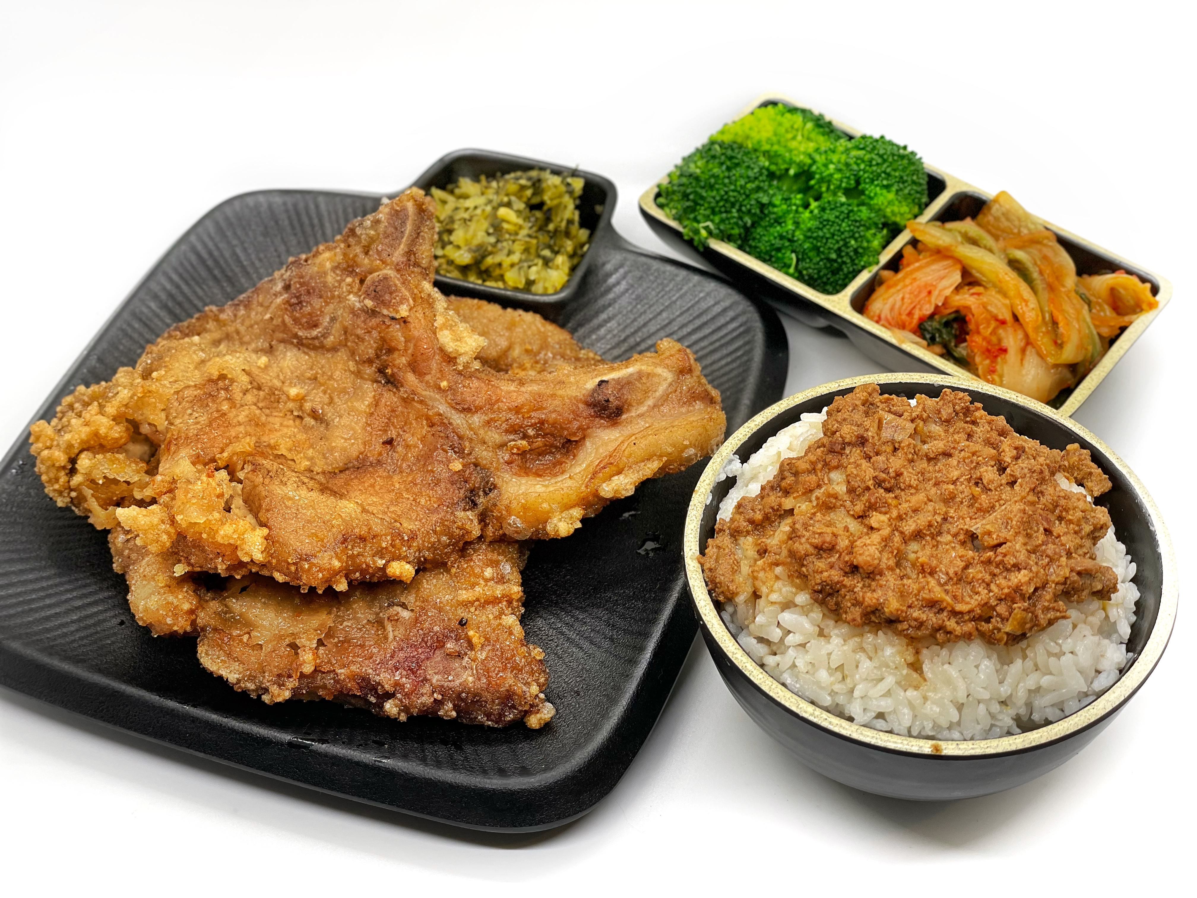 Order Pork Chop Meal Set food online from Tea Station store, San Diego on bringmethat.com