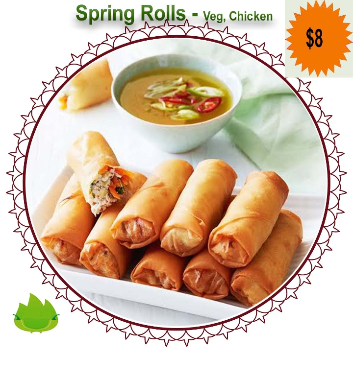 Order Veg. Spring Roll food online from Dakshin Indian Bistro - N Hamilton Rd store, Columbus on bringmethat.com