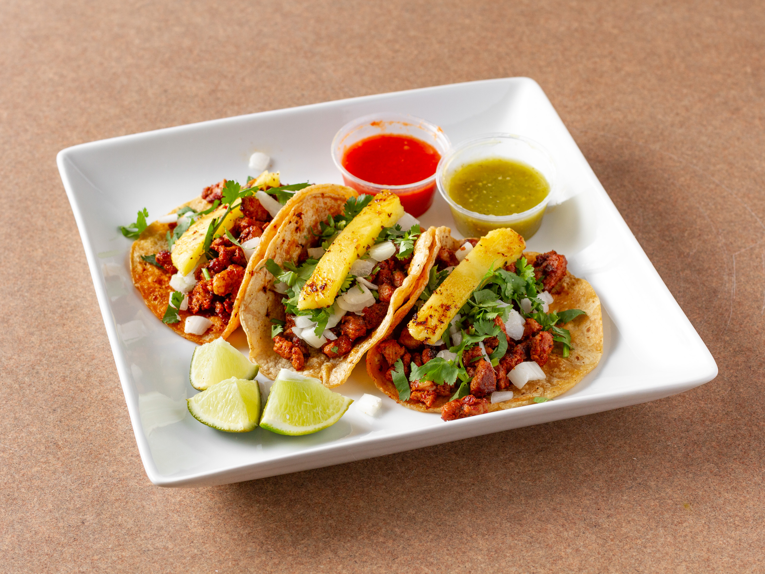 Order Al Pastor Taco food online from R&R Taqueria store, Perry Hall on bringmethat.com