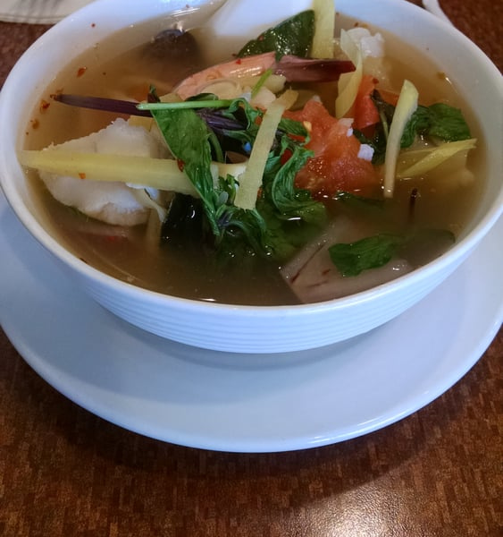 Order Po Tak Soup food online from Chaba Thai Kitchen store, San Diego on bringmethat.com