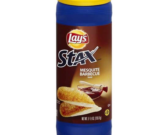 Order Lays Stax Mesquite Barbeque 5.5oz food online from Rapid-O Mart store, Chandler on bringmethat.com