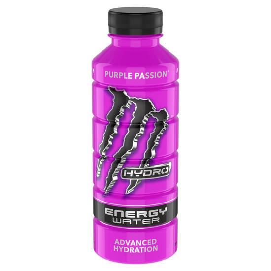 Order Monster Energy Hydro Super Sport Energy Water Purple Passion (20 oz) food online from Rite Aid store, South Park on bringmethat.com