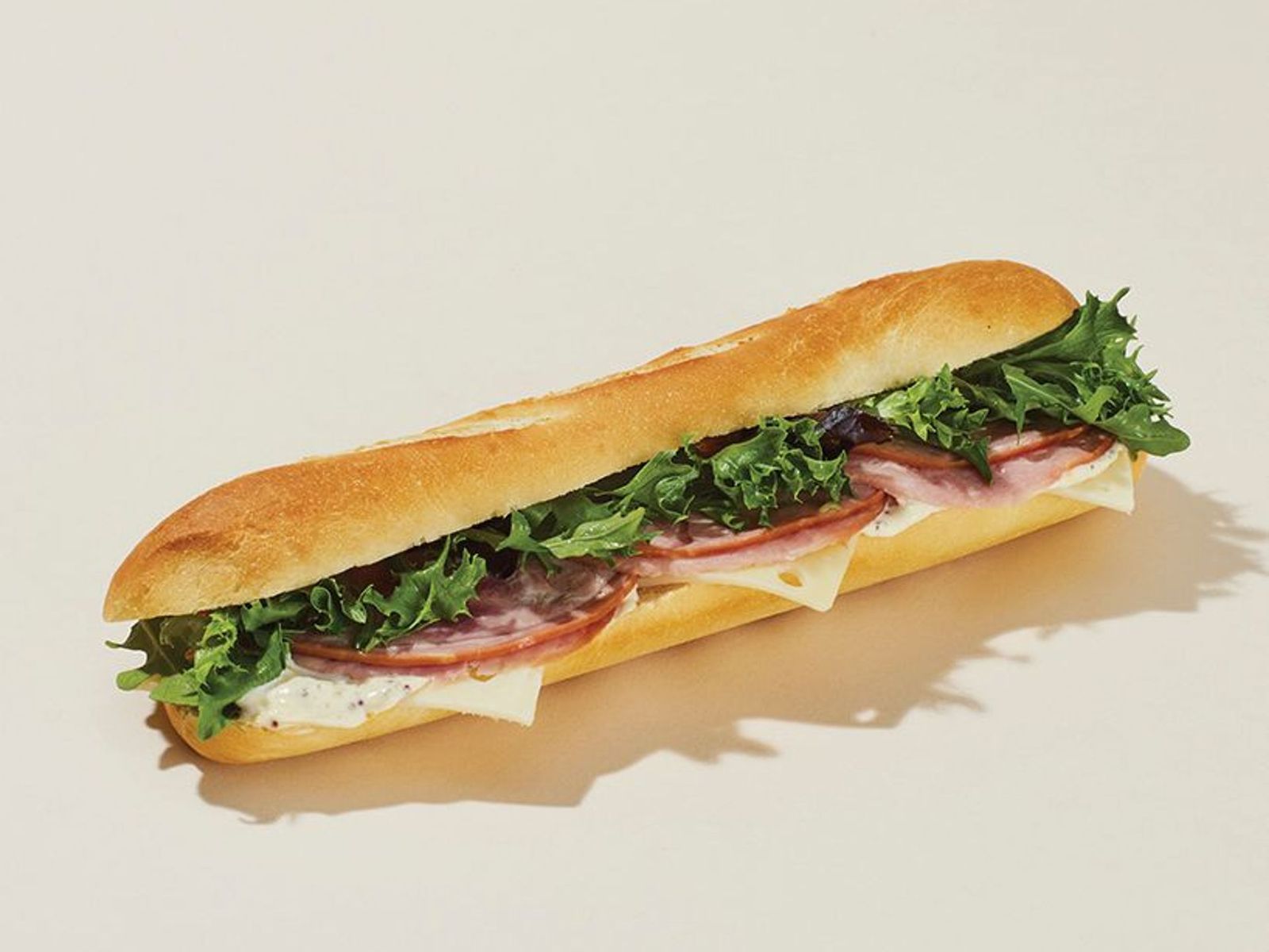 Order Pret's Famous Ham & Cheese Baguette food online from Pret A Manger store, New York on bringmethat.com