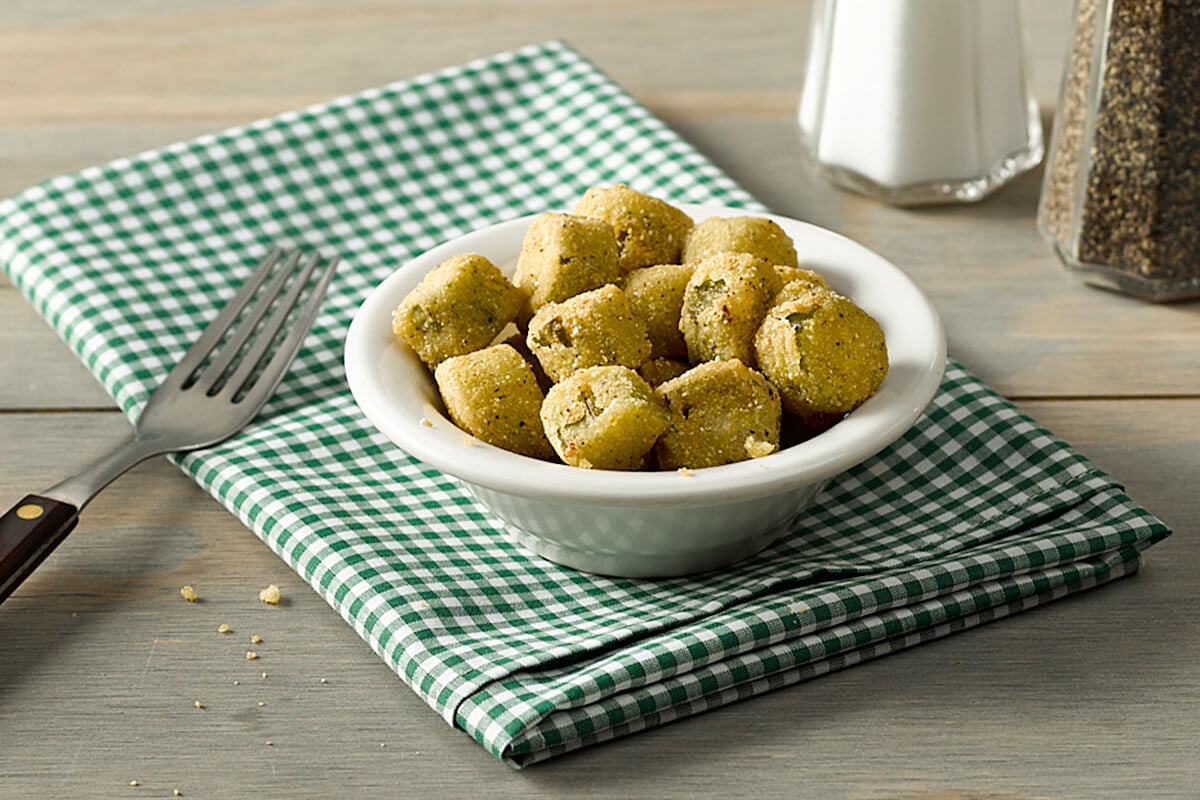 Order Fried Okra food online from Cracker Barrel Old Country Store store, Dalton on bringmethat.com