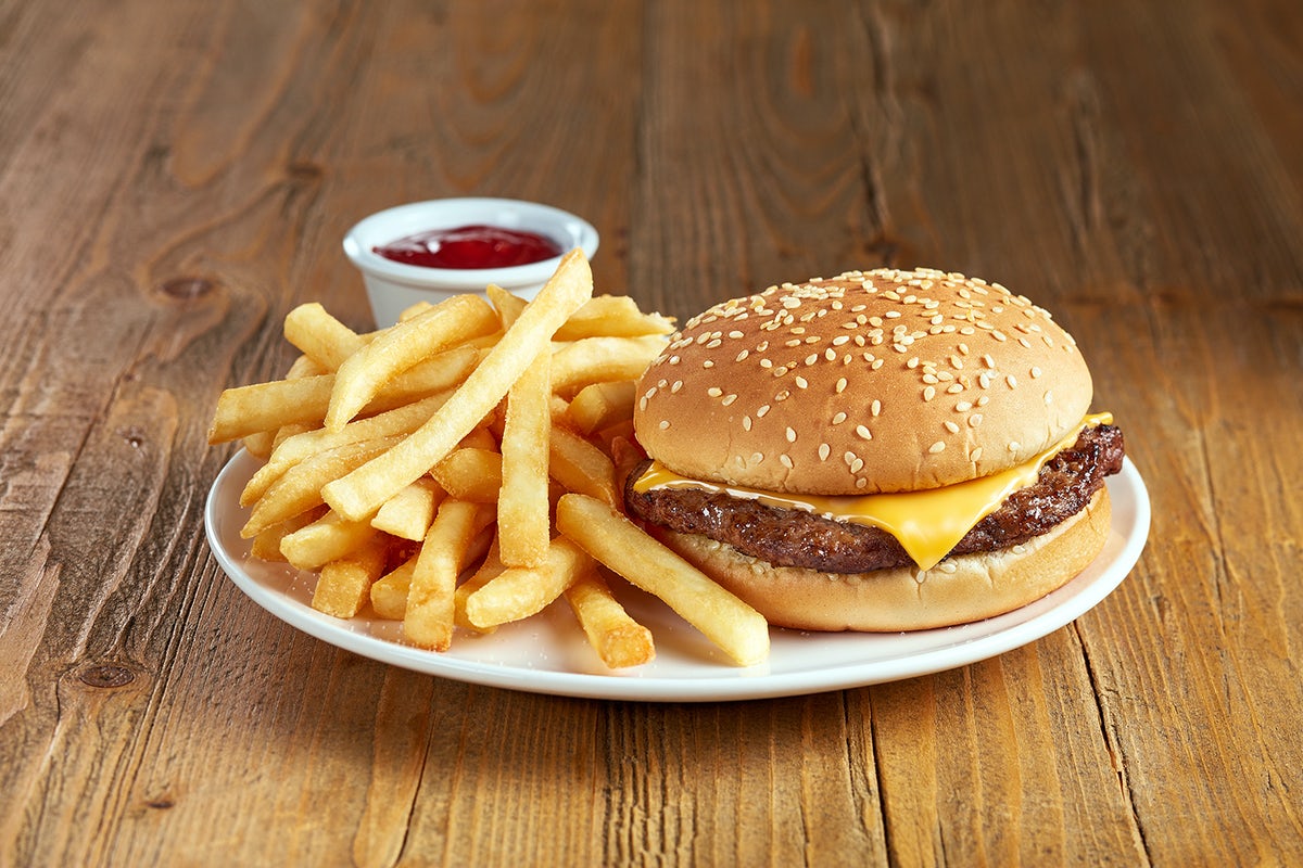 Order Kid's Cheeseburger food online from Huddle House store, Cairo on bringmethat.com