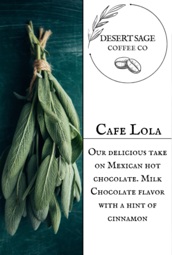 Order Cafe Lola food online from Desert Sage Coffee Co store, Sierra Vista on bringmethat.com