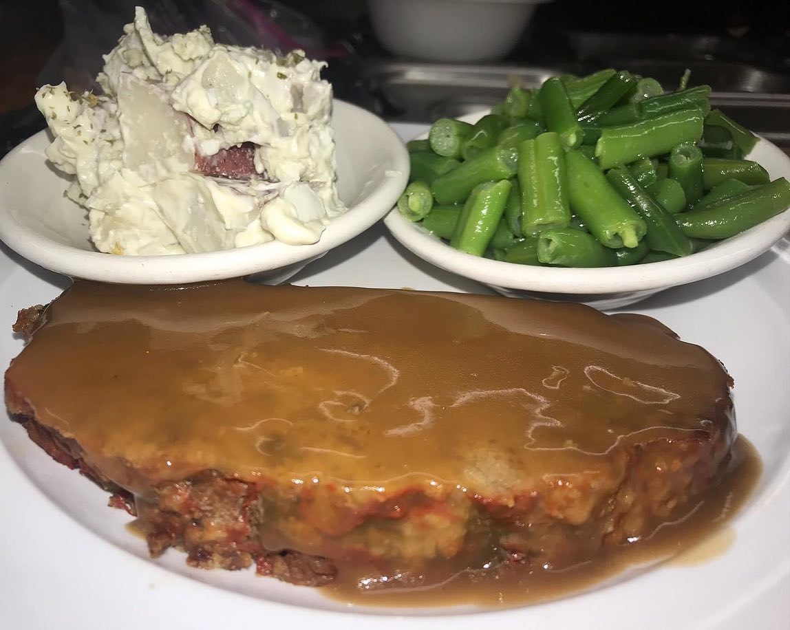 Order Meatloaf Dinner food online from Westend Grill store, New Bedford on bringmethat.com