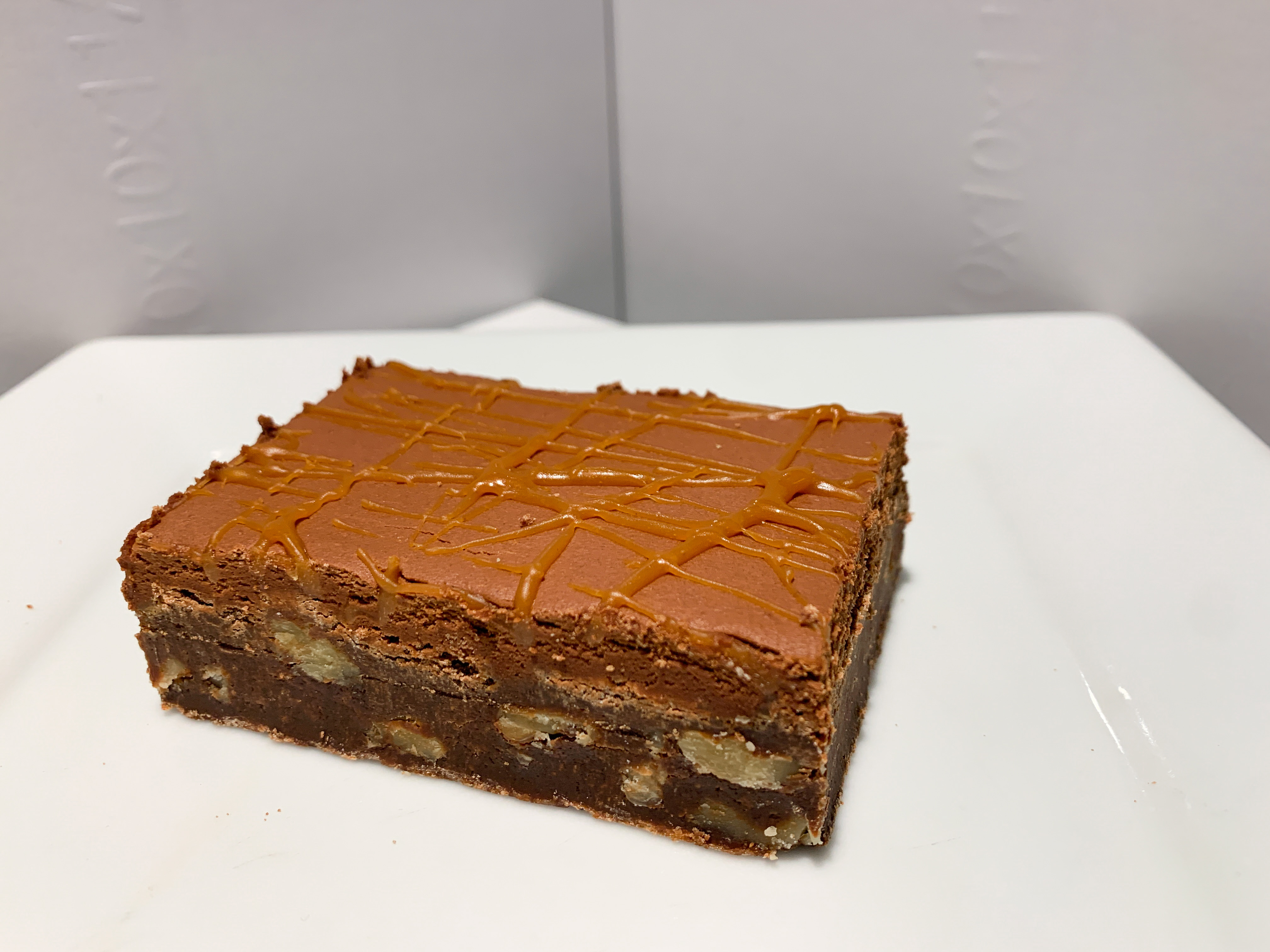 Order Caramel Brownie Sweet Bar food online from Greenwich village pizza store, West Hollywood on bringmethat.com